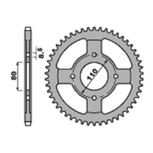 SPROCKETS PBR REAR 4597-42