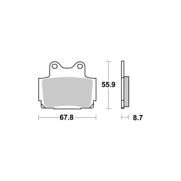SBS 570HF Brake Pad