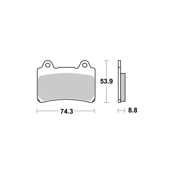 SBS 613HF Brake Pad