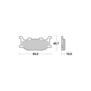 SBS 691HF Brake Pad