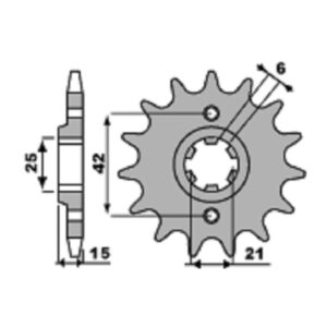SPROCKETS PBR FRONT 294-16