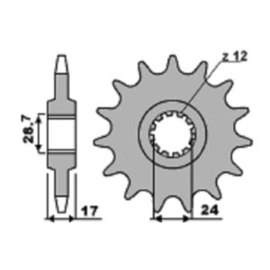 SPROCKETS PBR FRONT 295-15