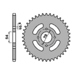 SPROCKETS PBR REAR 4304-42