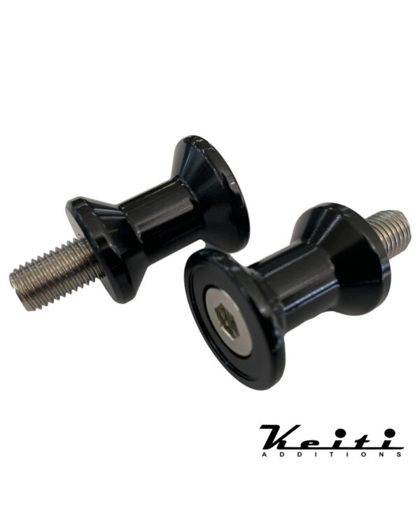 Keiti Swingarm Bobbins - 6mm - Black