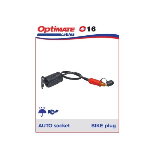OPTIMATE BATTERY CONNECTOR WATER PROOF 12C SOCKET