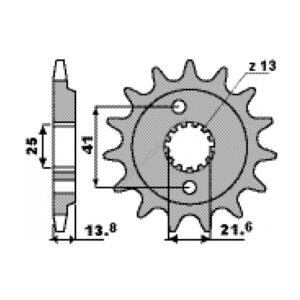 SPROCKETS PBR FRONT 346-16
