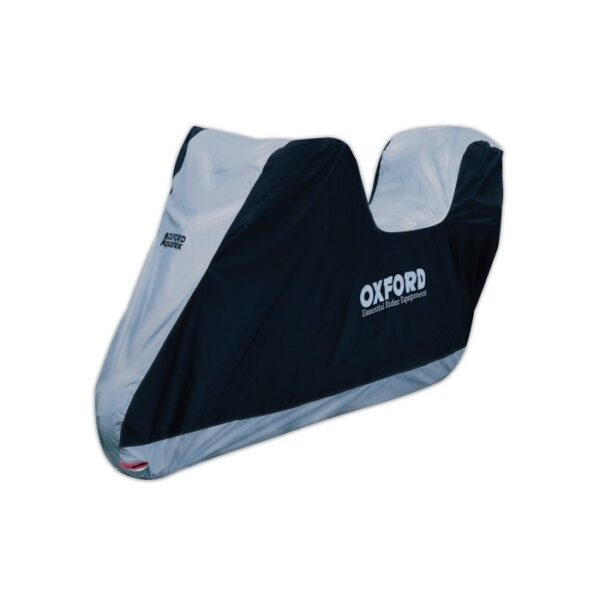 BIKE COVER OXFORD AQUATEX WITH TOP BOX L