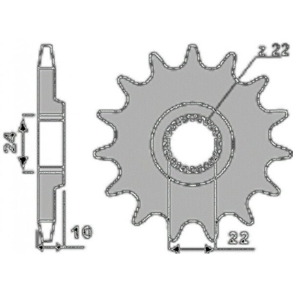 SPROCKETS PBR FRONT 402-16