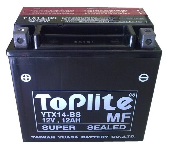 TOPLITE BATTERY YTX14-BS - Image 2