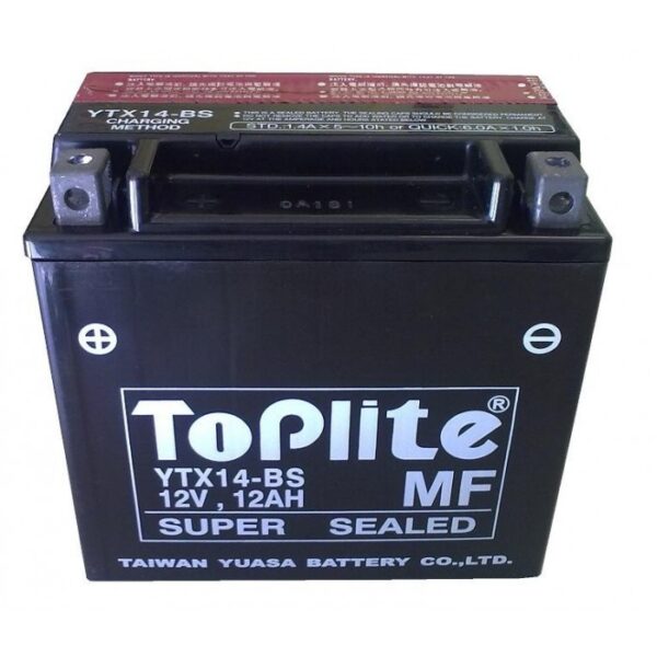 TOPLITE BATTERY YTX14-BS